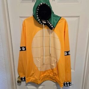 Green and Yellow Turtle Hoodie